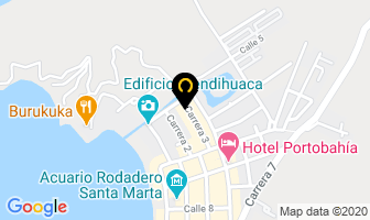 Mapa de Hotel Tayrona en Santa Marta