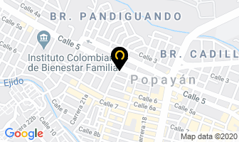 Mapa de Hotel Terraza Club en Popayán