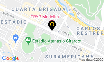 Mapa de Hotel Tryp Medellín en Medellín