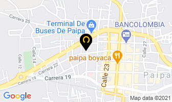 Mapa de Hotel Tuvalú en Paipa