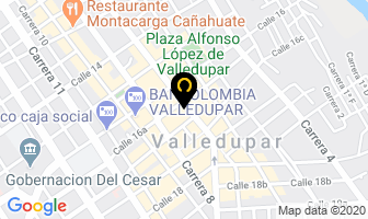 Mapa de Hotel Vajamar en Valledupar