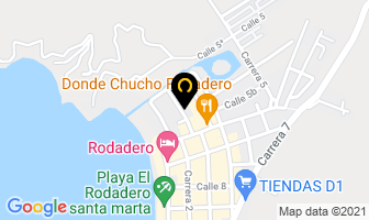 Mapa de Hotel Valladolid en Santa Marta