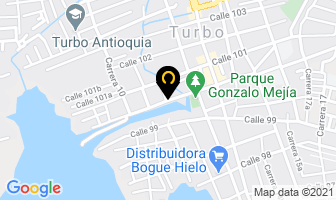 Mapa de Hotel Velero en Turbo