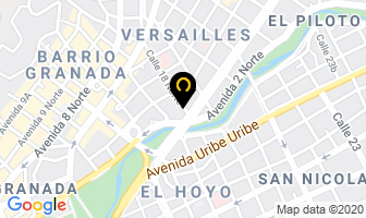 Mapa de Hotel Versalles Colonial en Cali