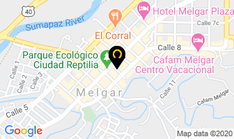 Mapa de Hotel Villa Barinas en Melgar