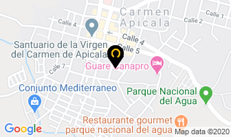 Mapa de Hotel Villa Chela en Carmen de Apicalá