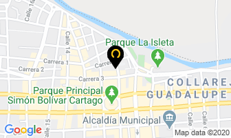 Mapa de Hotel Villa De Robledo en Cartago