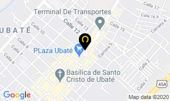 Mapa de Hotel Villa Flor en Ubaté