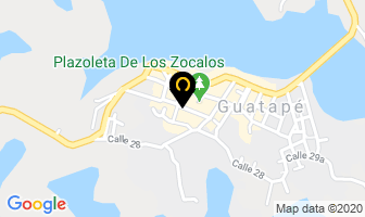 Mapa de Hotel Zocalo Real en Guatapé