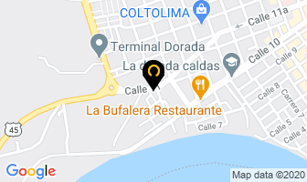 Mapa de Hotel Zona Tropical en La Dorada