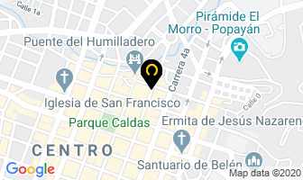 Mapa de Hoteles Ms en Popayán