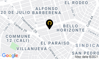 Mapa de Hoyos Granco Guillermo León en Cali