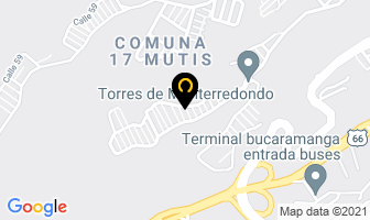 Mapa de H.r.l. Electronics Ltda. en Bucaramanga