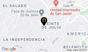 Mapa de Huellitas De Bebe en Medellín