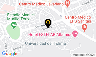 Mapa de Huertas Combariza Alfredo en Ibagué