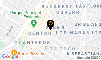 Mapa de Huevos Pio Pio en Medellín