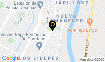 Mapa de Huevos Santa Rita en Cali
