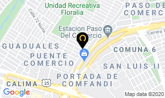 Mapa de Hugo Acevedo Trujillo en Cali