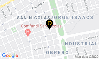 Mapa de Hugo Salazar en Cali