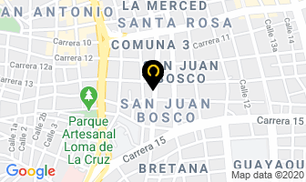 Mapa de Huila Automotriz en Cali