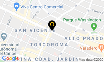 Mapa de Human Team Ltda en Barranquilla