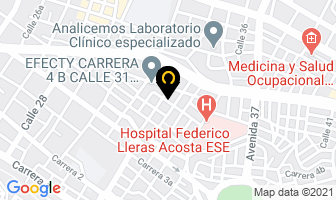 Mapa de Hunter Bussiness Center en Ibagué
