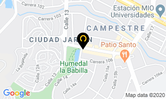 Mapa de Hunter Douglas Alexander Calderon en Cali