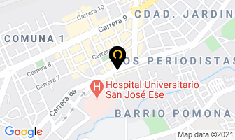 Mapa de Hurtado Laura Inés en Popayán