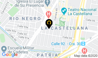 Mapa de Hyla Colombia Ltda. en Bogotá D.C