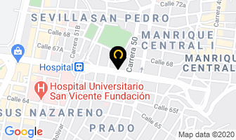 Mapa de I Q Consultoria Contable en Medellín