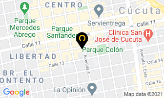 Mapa de Ibarra Martínez Sergio Enrique en Cúcuta