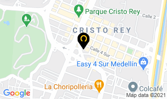 Mapa de Ibest en Medellín