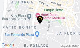 Mapa de I.c. Asesorías Y Proyectos Ltda. en Medellín