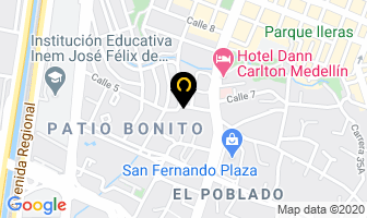 Mapa de Ic Ingenieros S.a. en Medellín