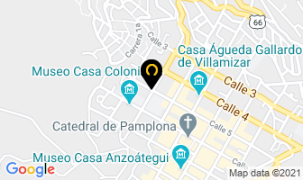 Mapa de I.c.a. en Pamplona