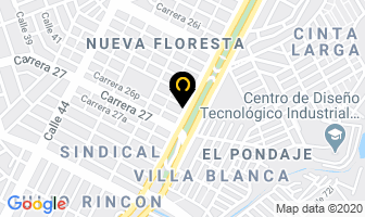 Mapa de Icocorp Fabricantes De Icopor en Cali