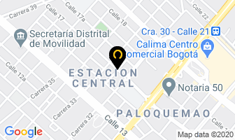 Mapa de Icofil en Bogotá D.C