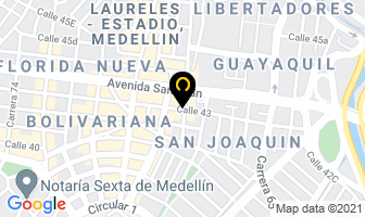 Mapa de Iconur en Medellín