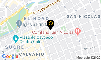 Mapa de Icot International Courier Time S.a. en Cali