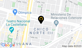 Mapa de Icovias Ltda en Bogotá D.C