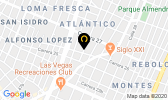 Mapa de Icthus Producciones en Barranquilla