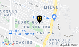 Mapa de Identificar De Colombia Ltda. en Bogotá D.C