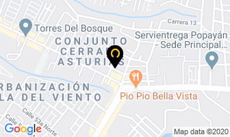 Mapa de Identpsi en Popayán
