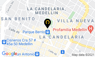 Mapa de Idiomas Blendes en Medellín