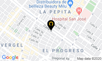 Mapa de Idustrias Rial en Bogotá D.C