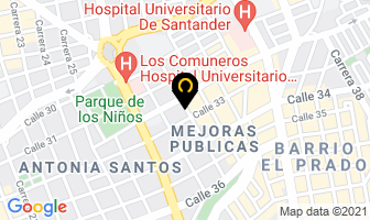 Mapa de Ig Mercadeo en Bucaramanga