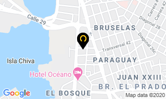 Mapa de Iglesia Cristiana Cuadrangular en Cartagena