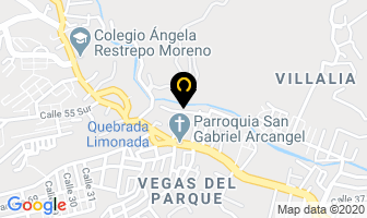 Mapa de Iglesia Cristiana Cuadrangular San Gabriel en Itaguí