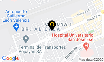 Mapa de Iglesia Nuevo Testamento en Popayán