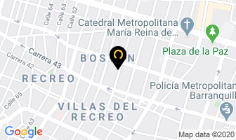Mapa de Iglesia Pentecostal Unida en Barranquilla